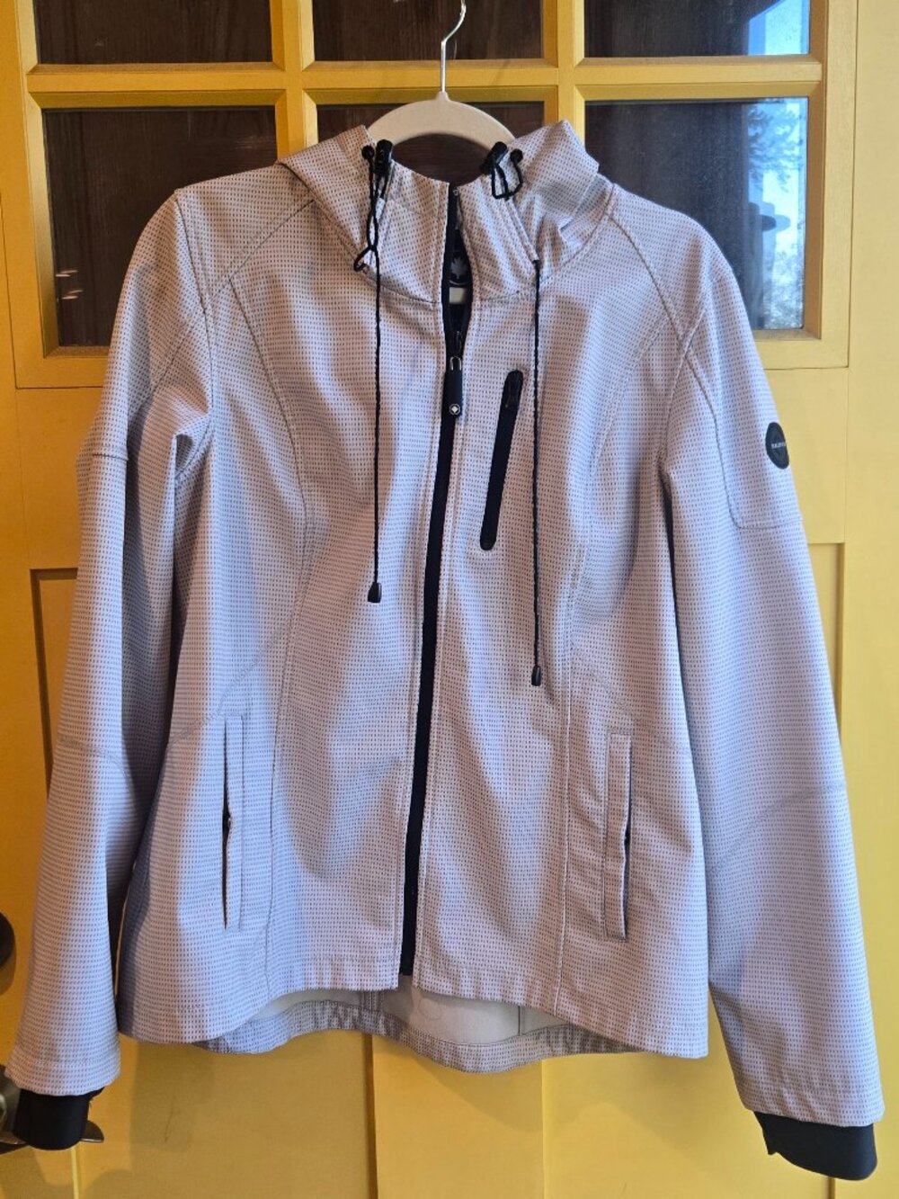 Black & White Polka Dot Raincoat